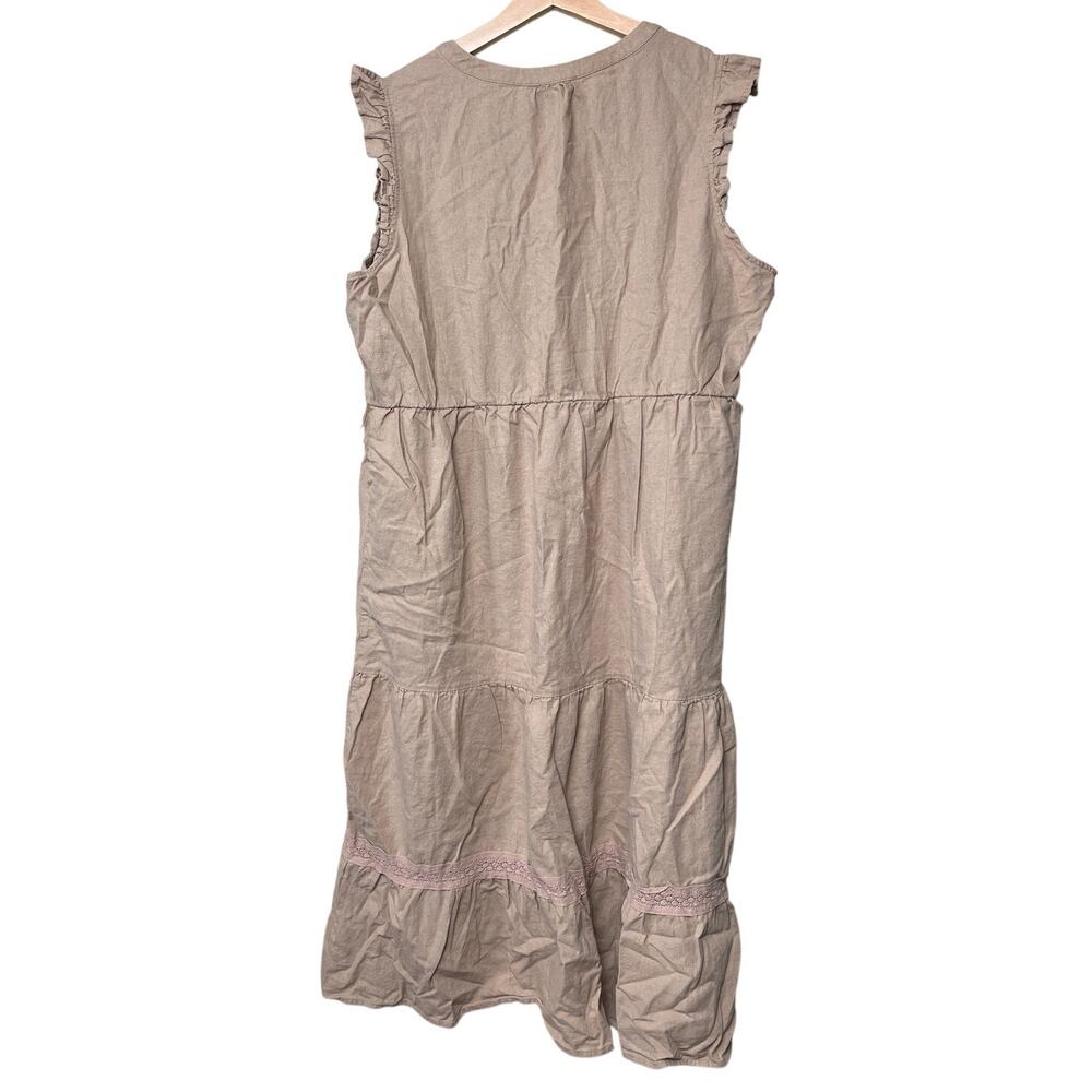 Women Nude Long Dress Size XL - Picture 3 of 5